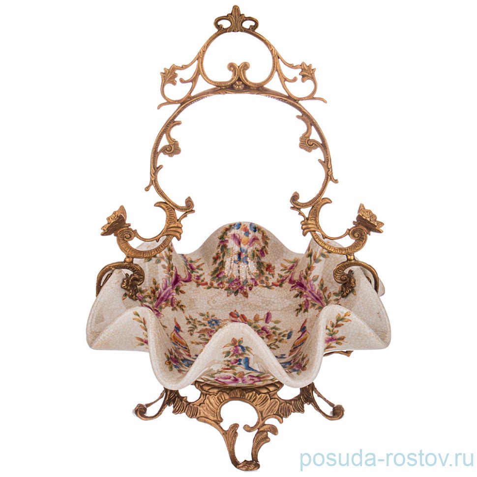 Конфетница 24 х 23 х 34 см с ручкой н/н / 270540 Конфетница 24 х 23 х 34 см с ручкой н/н / 270540