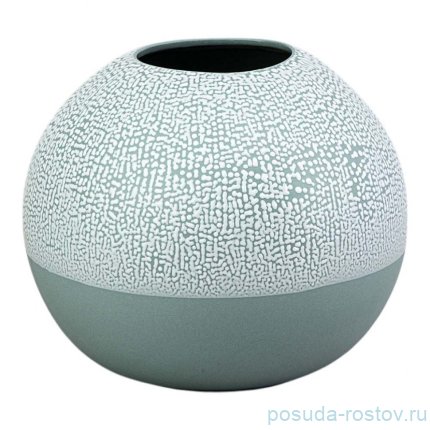 Ваза коллекция жемчужина 18*18*16см  цвет: мятный / 360772