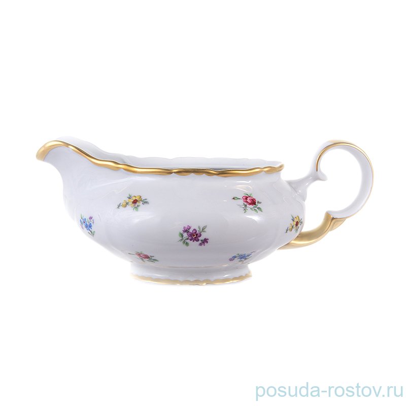 Соусник 400 мл Bohemia Porcelan Moritz Zdekauer 1810 s.r.o. "Анжелика 845 /Мелкие цветы" / 141155 Соусник 400 мл Bohemia Porcelan Moritz Zdekauer 1810 s.r.o. "Анжелика 845 /Мелкие цветы" / 141155