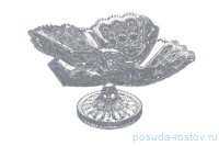 Фруктовница 33 см н/н &quot;Glasspo /Хрусталь резной /Бабочка&quot; / 113638