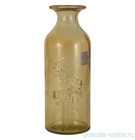 Ваза для цветов 19 см коричневая &quot;Citron Breeze&quot; / 292056