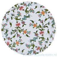 Поднос сервировочный 40 х 2 см круглый &quot;Agness /Flowers&quot; / 195953