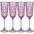 Бокалы для шампанского 175 мл 4 шт "Timeless /Аметист" / 211156