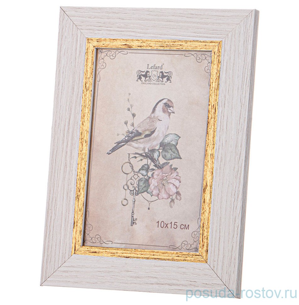 Фоторамка 10 х 15 см /рамка жемчуг с золотом / 330305