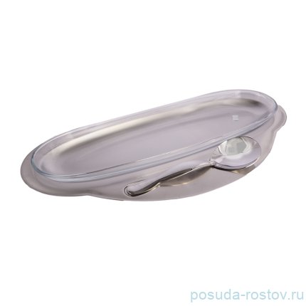Сервировочная ложка платина / 225900