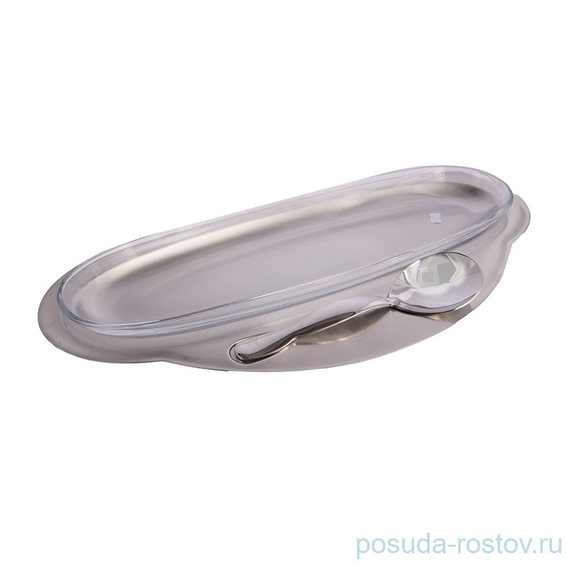Сервировочная ложка платина / 225900