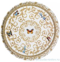 Поднос 33 х 2,1 см сервировочный &quot;Rococo /Бабочки и стрекозы&quot; / 293592