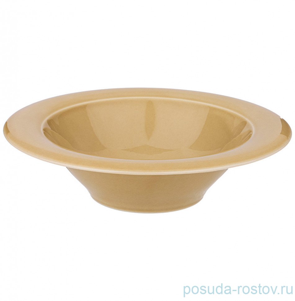 Тарелка 22 см глубокая "Tint /Жёлтый" / 296679