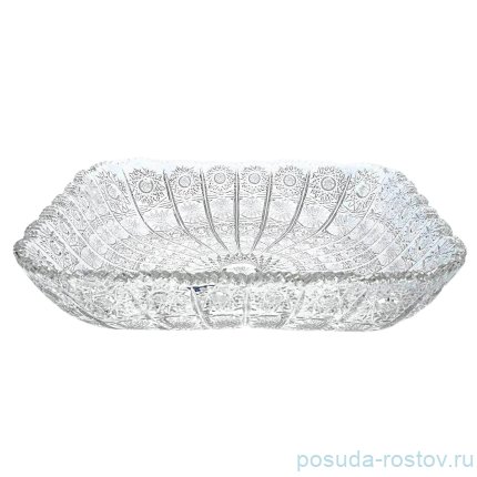 Ваза для фруктов 28 см &quot;Хрусталь резной&quot; / 053075