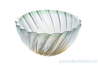 Ваза для фруктов 28 см &quot;Скаллоп /янтарно-зеленая&quot; R-G / 131170