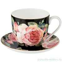 Чайная пара 450 мл 1 шт чёрная &quot;Винтаж&quot; / 211130