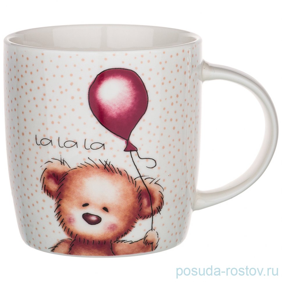 Кружка 390 мл "Funny frends /Медвежонок /La La La" / 229489
