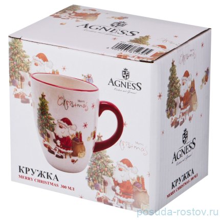 Кружка 300 мл &quot;merry christmas&quot; / 190233