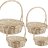 Набор корзин 4 шт плетёные / 187441