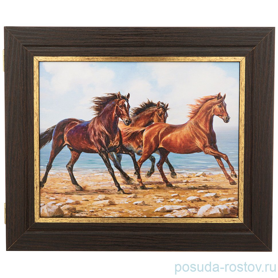 Ключница 20 х 25 см "Кони" / 267306