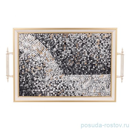 Поднос 31 х 43 см прямоугольный с ручками &quot;Dementia Koleksiyon&quot; / 341554