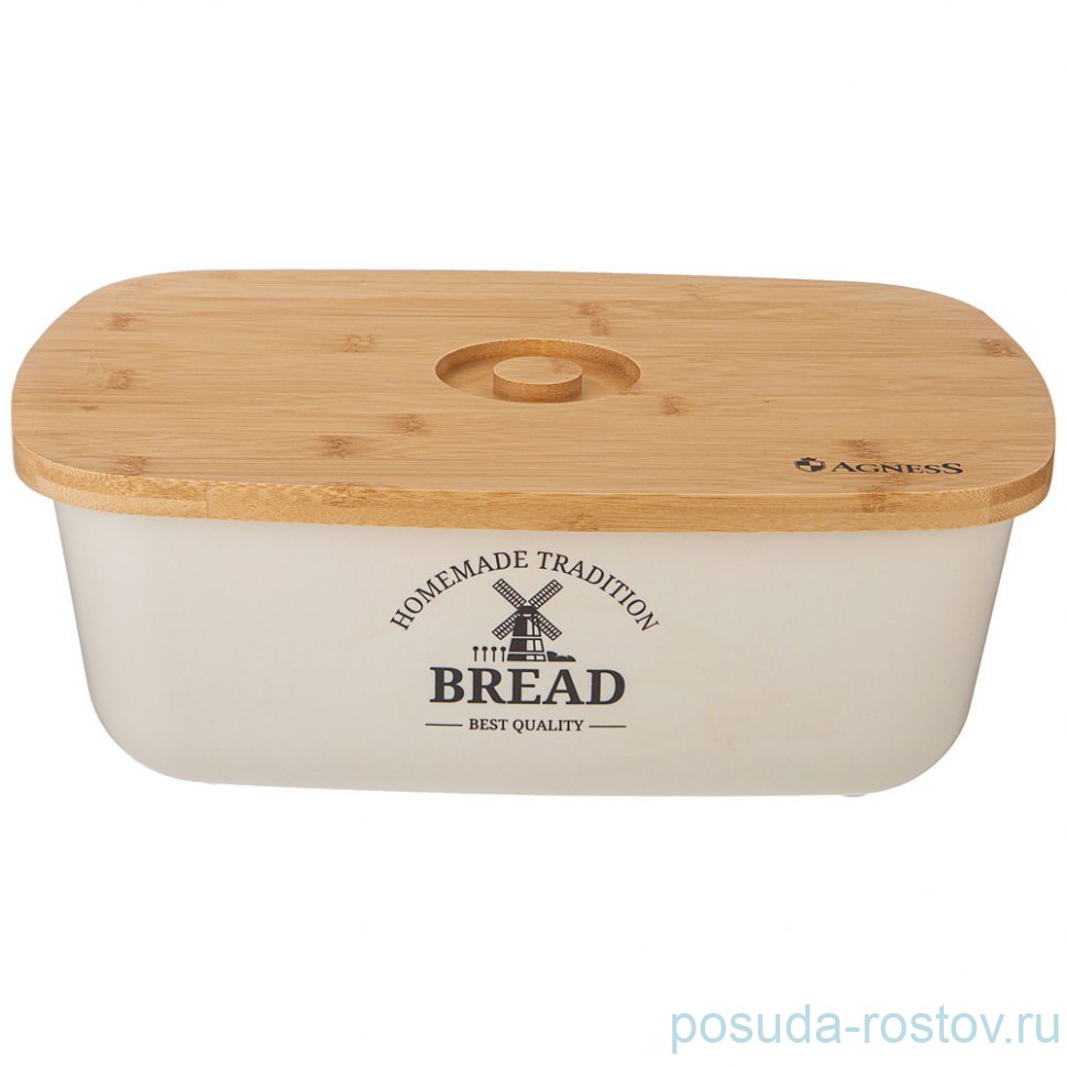 Хлебница 36,5 х 25,5 х 13 см Agness / 341409 Хлебница 36,5 х 25,5 х 13 см Agness / 341409