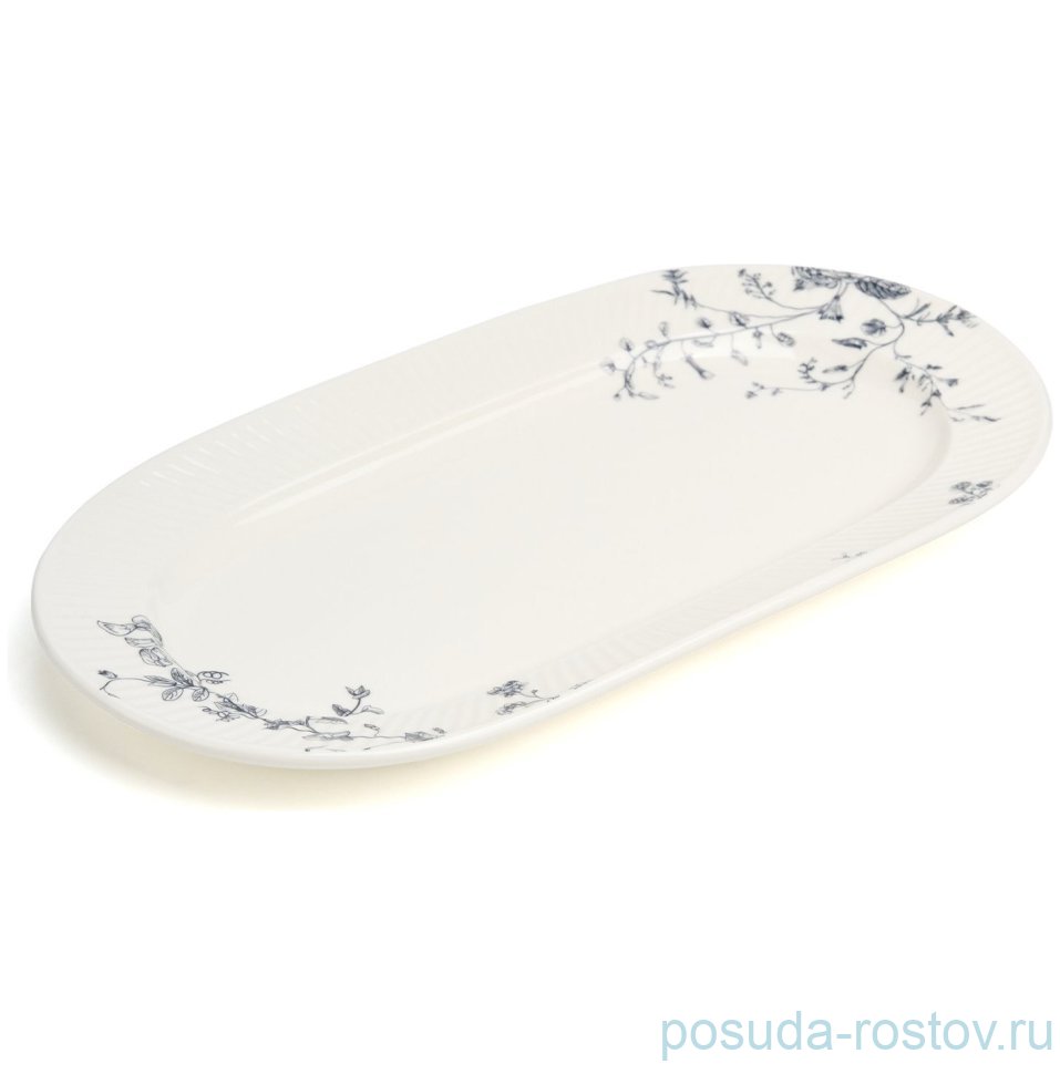 Блюдо 30 х 16,5 х 2,5 см овальное "Blue garden" / 379544 Блюдо 30 х 16,5 х 2,5 см овальное "Blue garden" / 379544
