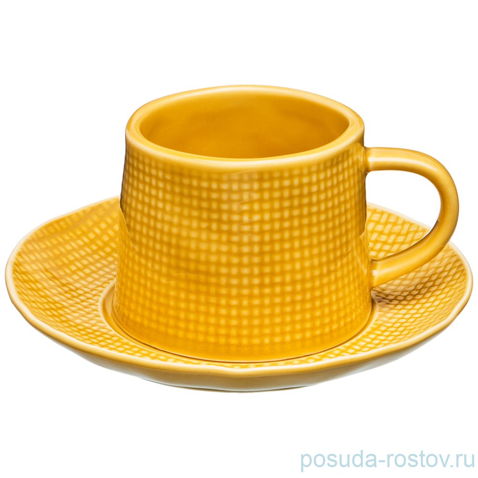 Чайная пара 200 мл "Concept /Жёлтый" (4шт.) / 190880 Чайная пара 200 мл "Concept /Жёлтый" (4шт.) / 190880