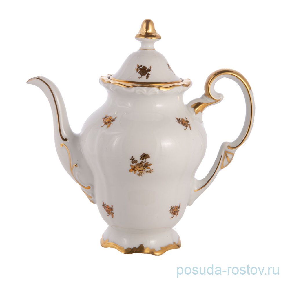 Кофейник 1,75 л "Роза золотая /золото" / 223438 Кофейник 1,75 л "Роза золотая /золото" / 223438