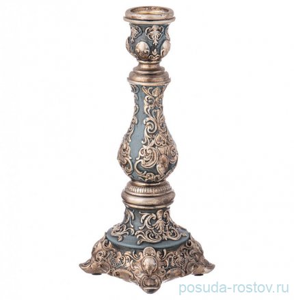 Подсвечник 9,8 х 9,8 х 25 см &quot;Рококо&quot; / 313522