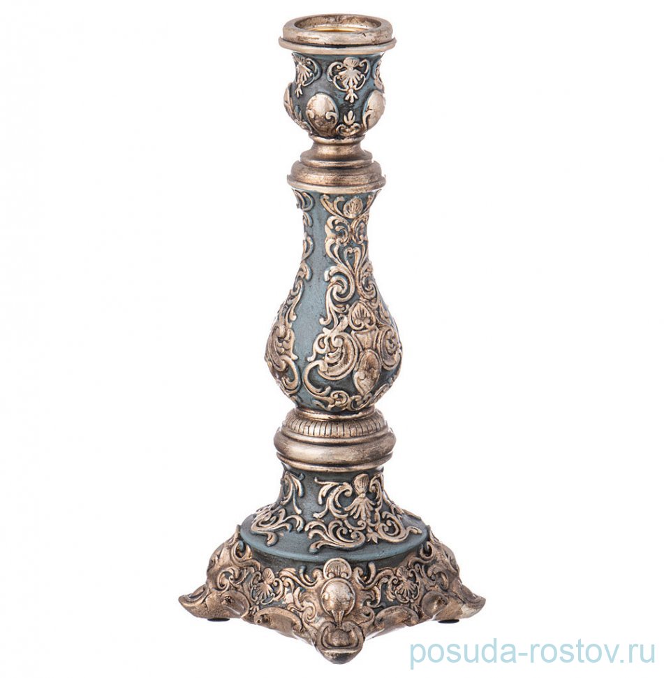 Подсвечник 9,8 х 9,8 х 25 см "Рококо" / 313522 Подсвечник 9,8 х 9,8 х 25 см "Рококо" / 313522