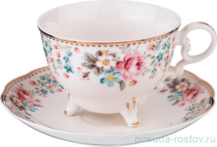 Набор чайных пар 220 мл 6 шт &quot;Мадемуазель Кики&quot; / 192063