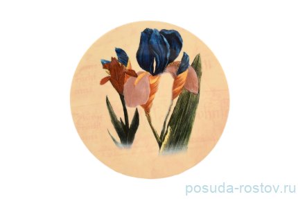 Тарелка декоративная 19 см настенная &quot;Ирис&quot; / 053749