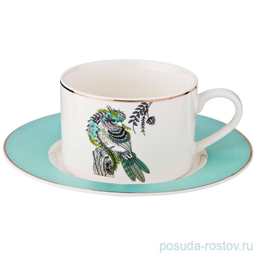 Чайная пара 220 мл 1 шт "Голубка" / 200239
