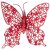 Изделие декоративное 12 х 12 см "бабочка" / 225010