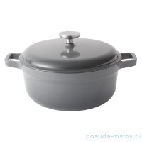 Кастрюля 24 см чугунная с крышкой 4,4 л &quot;Gem&quot; / 162300