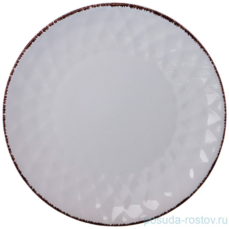 Тарелка 20 см 1 шт "Мираж /Белое облако" / 187544 Тарелка 20 см 1 шт "Мираж /Белое облако" / 187544