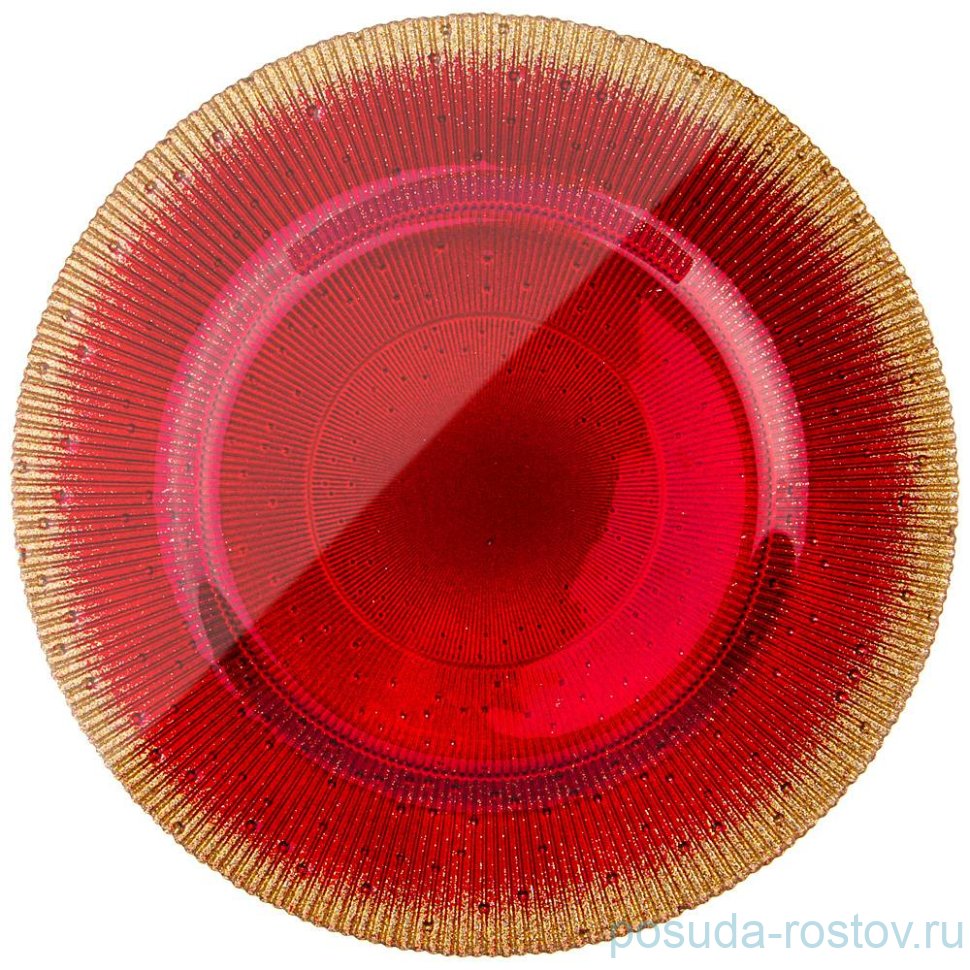 Тарелка 28 см "glamour red" / 259719