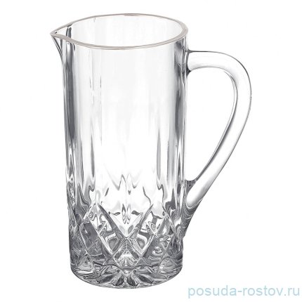 Кувшин для воды 1,2 л &quot;Опера /Отводка матовая платина&quot; / 346042