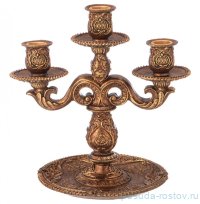 Подсвечник 24 х 17,1 х 24 см 3 рожковый &quot;Рококо&quot; / 313467