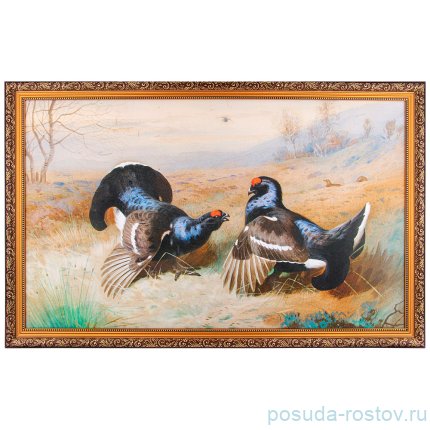 Картина 60 х 100 см в раме &quot;Тетерева&quot; / 275179