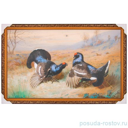 Картина 60 х 100 см в раме &quot;Тетерева&quot; / 275179