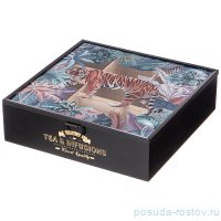 Шкатулка для чая 24 х 24 х 6,5 см &quot;джунгли&quot; / 254845