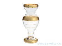 Ваза для цветов 30 см &quot;Матовая полоса /золото&quot; SC / 147512