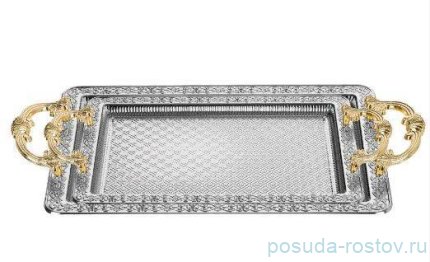Набор подносов 2 шт прямоугольные &quot;Elegance /серебро&quot; / 272551