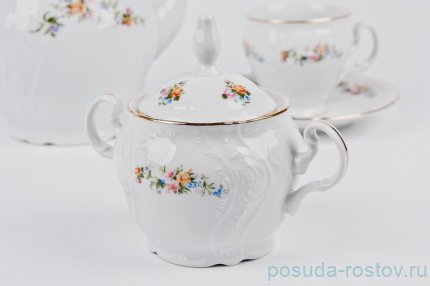 Кофейный сервиз на 6 персон 15 предметов &quot;Бернадотт /Весенний цветок&quot; / 005987