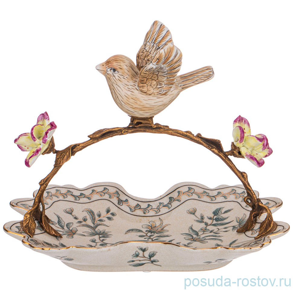 Конфетница 25 х 16 х 22 см с ручкой / 270559 Конфетница 25 х 16 х 22 см с ручкой / 270559