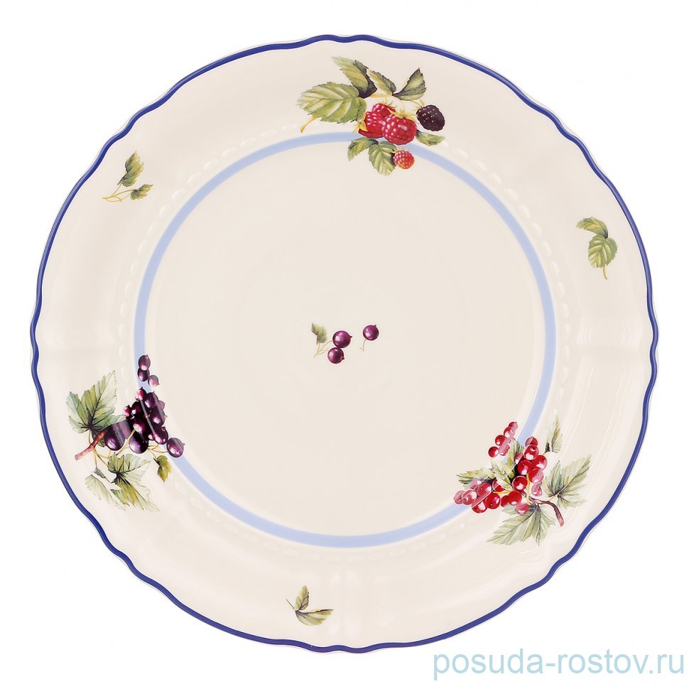 Блюдо 32 см круглое "Соната /Ягодная /СК" / 329123