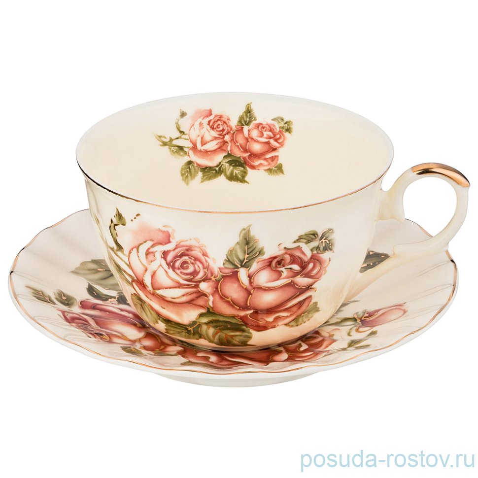 Чайная пара 250 мл 1 шт "Корейская Роза"  / 192916