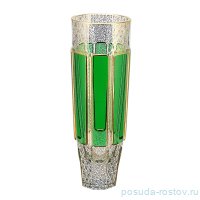 Ваза для цветов 25 см &quot;Эгерманн /Зелёная в золотой оправе&quot; / 280387