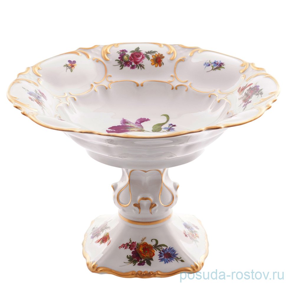 Конфетница 27 см н/н Chodov "Корона /Мейсенский букет" / 159708 Конфетница 27 см н/н Chodov "Корона /Мейсенский букет" / 159708