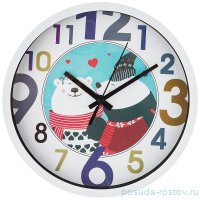Часы настенные 20 см кварцевые &quot;МЕДВЕДИ&quot; / 187987
