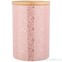 Банка для сыпучих продуктов 650 мл с бамбуковой крышкой 10 х 10 х 14,7 см / 255021