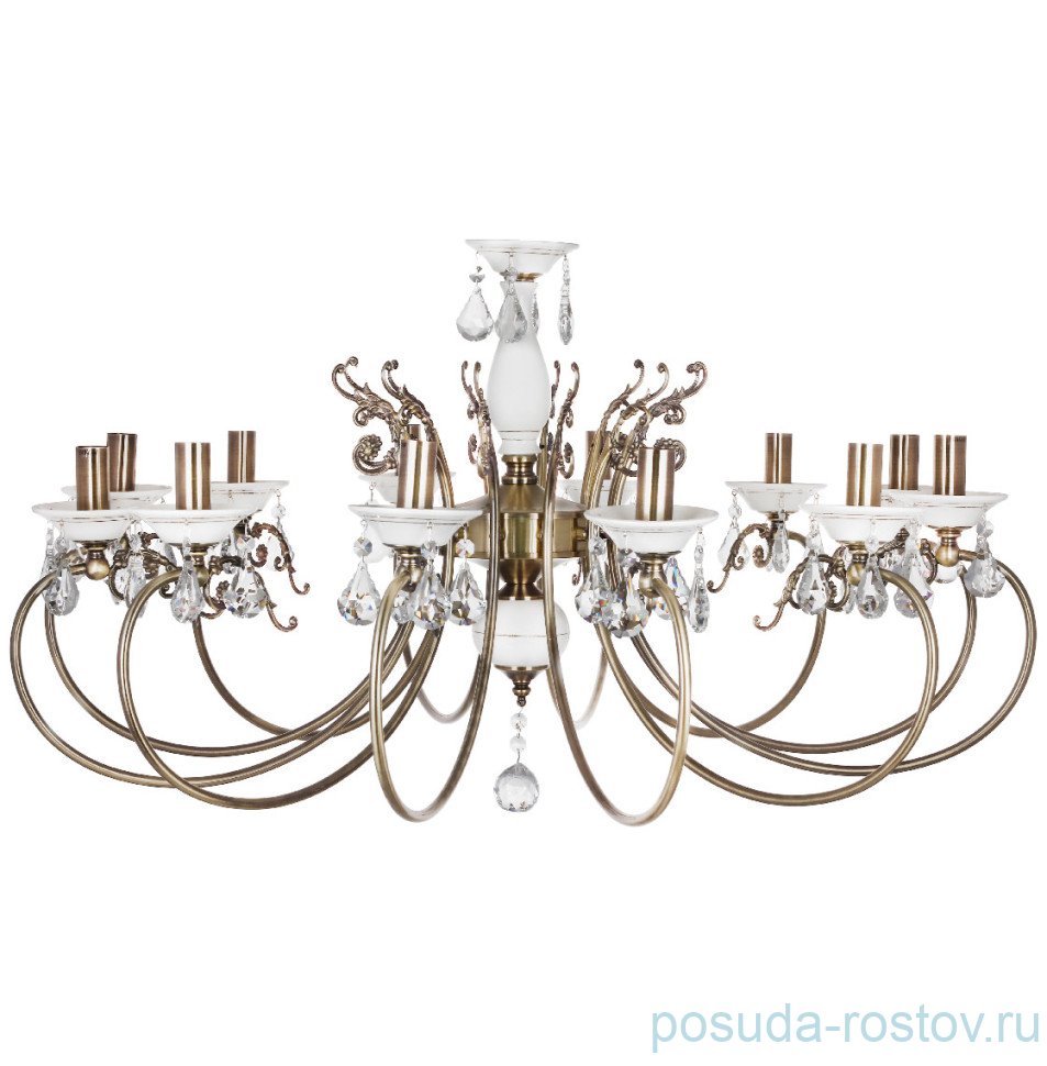 Люстра 12 рожковая Sky Light "Свеча" AB / 300084 Люстра 12 рожковая Sky Light "Свеча" AB / 300084