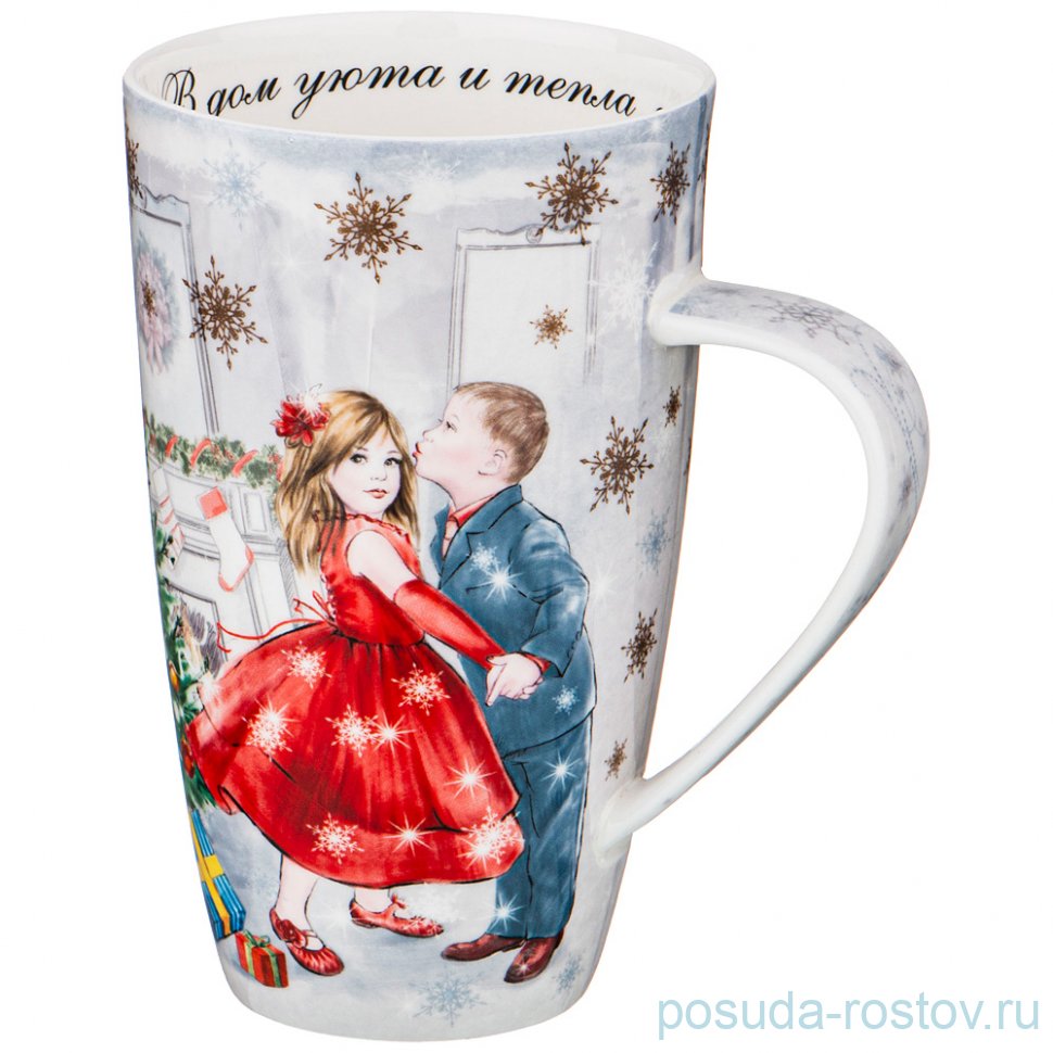 Кружка 600 мл "С новым годом!" / 227340